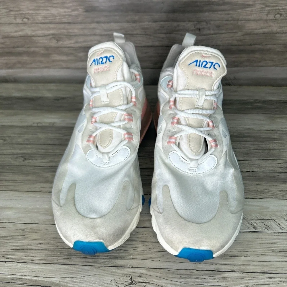 Nike Air Max‎ 270 React American Modern Summit White Shoes 10 Womens